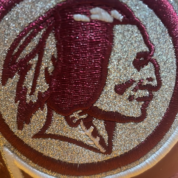 New Era Washington Redskins Leather Glitter SnapBack Collectors Cap - Picture 2 of 5